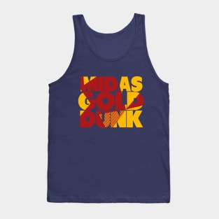 Midas Gold Sneaker Dunk Art Tank Top